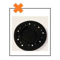 Kinder baret zwart met parels